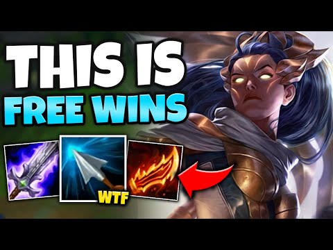 VAYNE TOP IS A LITERAL CHEAT CODE! DESTROY ANY TOP LANER WITH THIS (FREE WINS) - League of Legends