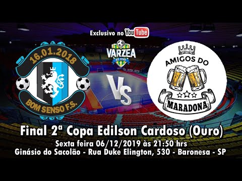 Bom Senso FS  x  Amigos do Maradona FS - Final - Copa Edilson Cardoso 2019 (Série Ouro)