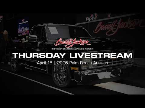 2026 Palm Beach Auction Livestream Replay – Thursday, Apr 16 – “All the cars, all the time”