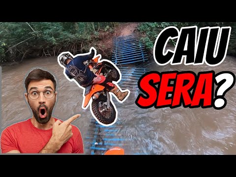 PONTE SINISTRA NA TRILHA DE MOTO EM PALOTINA PR- teve trecho hard