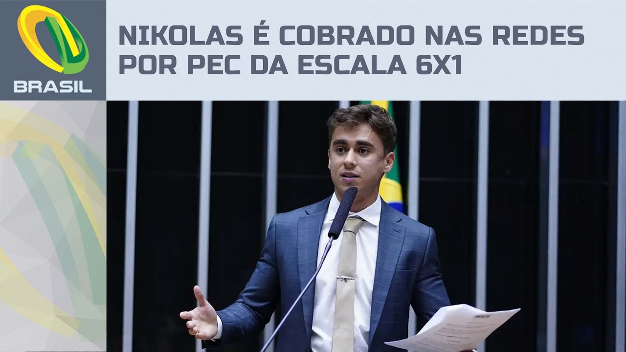 Nikolas Ferreira é cobrado nas redes por não assinar PEC que acaba com escala de trabalho 6x1