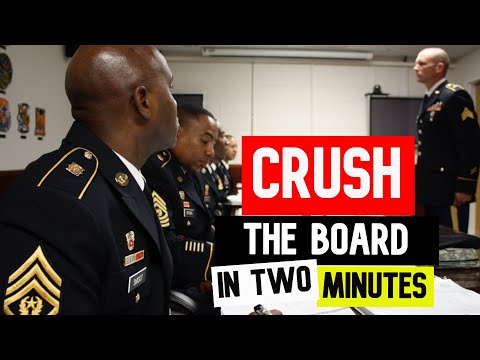 CRUSH EVERY ARMY BOARD (PROMOTION, COMPETITION, SAMC)