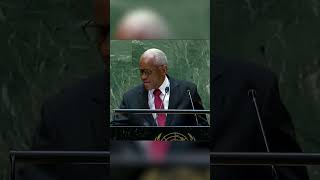 Haitian President Spills Water Over Himself At UN Summit