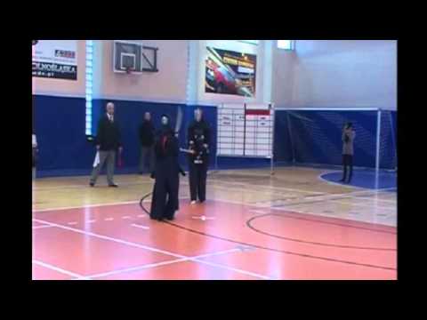 Polish Female Kendo Championships 2012 - Gdeczyk (aka) vs. Saja (shiro)