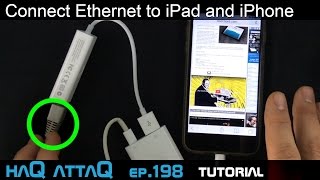 2 ways to connect Ethernet to iPhone and iPad │ Tutorial - haQ attaQ 198