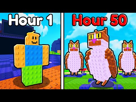 I Spent 50 HOURS in Plants VS Brainrots...