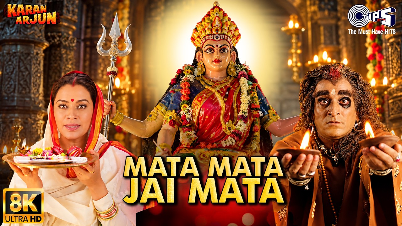 Mata Mata Jai Mata - 8K | Trimurti | Mata Sabko Pyari Hai | Mata Rani Ke Bhajan | Navratri Songs
