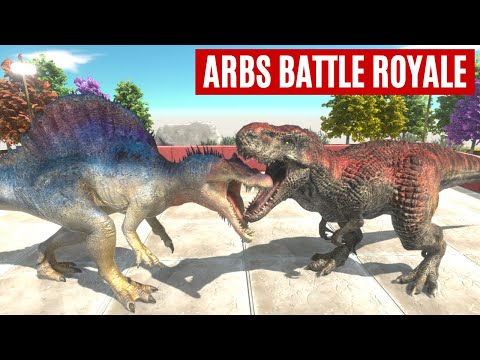ARBS BATTLE ROYALE with HP Bar | Animal Revolt Battle Simulator Battle Royale