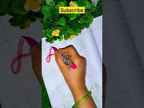 Ashita 🥰name calligraphy|brush pen calligraphy|satisfying creative art#shorts#satisfying#art#viral