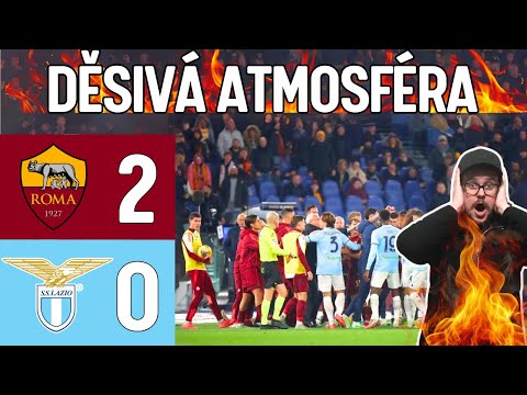 ŘÍMSKÉ DERBY🔥AS ŘÍM vs. LAZIO⚽Epická atmosféra na Stadio Olimpico😱 MATCHDAY vlog⚽🎥
