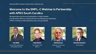 Mastering CMMC Compliance: Reduce Risks & Optimize Costs: SMPL-C in Partnership with APEX SC