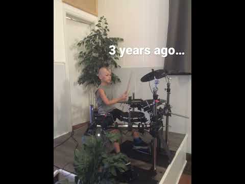 3 years ago: 9 Year Old Kid Playing drums