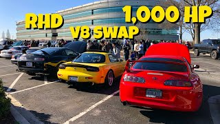 Japanese Takeover at Cars and Coffee!