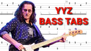 Rush - YYZ BASS TABS | Tutorial | Lesson