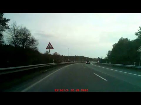 Autobahn 27 Bremen Richtung Walsrode (von Walsrode-West zum Dreieck Walsrode)