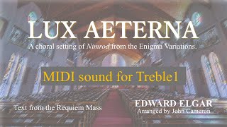 Download lagu ELGAR「Lux aeterna」MIDI sound for Treble2 mp3