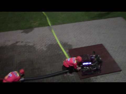 noční závody v Dolanech 2016 - požární útok ženy Dolany