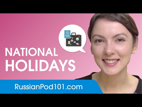 Talking About National Holidays - Russian Conversational Phrases