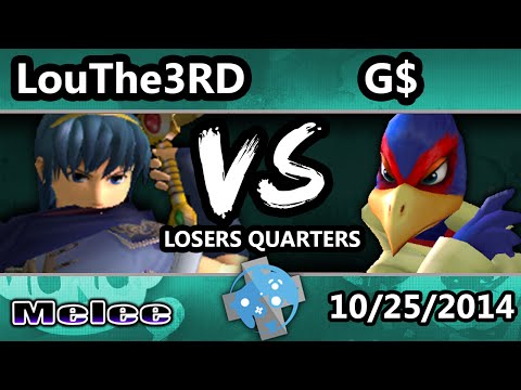 Smash League: NY - LouThe3rd (Marth) Vs. G& (Falco) SSBM Losers Quarters - Melee