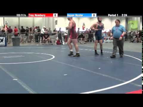 Men 96 KG / 211.5 lbs - Troy Hembury vs. Aspen Naylor