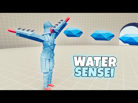 WATER SENSEI vs EVERY FACTION | TABS Totally Accurate Battle Simulator