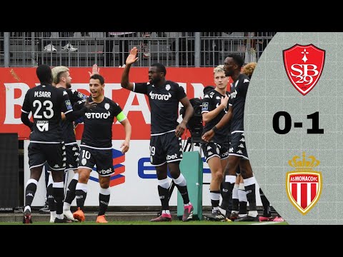 Stade Brestois vs AS Monaco (0-1), Golovin Goal Result..