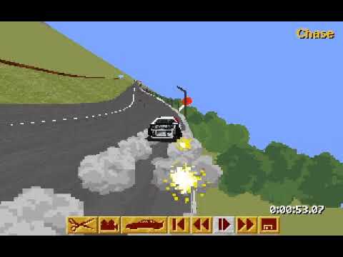 NASCAR Racing (Papyrus)(1994) - Wonderful video game physics (ft. 400 mph backwards?)
