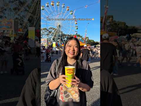 Everything I ate at the Easter Show! 🐣🌭🍓