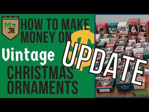 How to Make Money Selling Vintage Christmas Ornaments - UPDATE