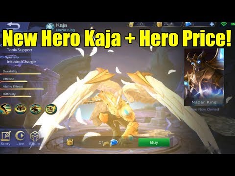 Mobile Legends - NEW HERO KAJA + HERO PRICE!