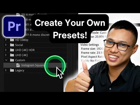 Save Time Editing! How to Create & Use Sequence Presets in Premiere Pro