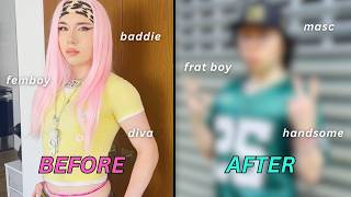 Can This Femboy Look Like A Man | TRANSFORMED