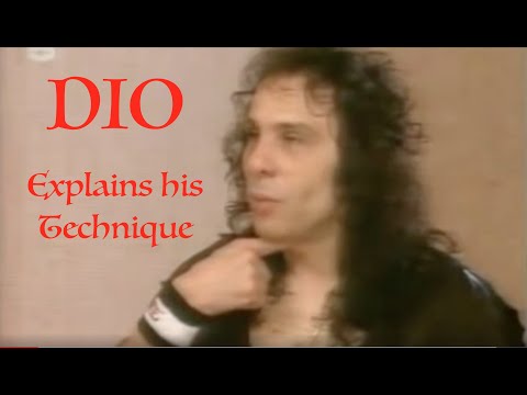 Ronnie James DIO explains his singing technique!