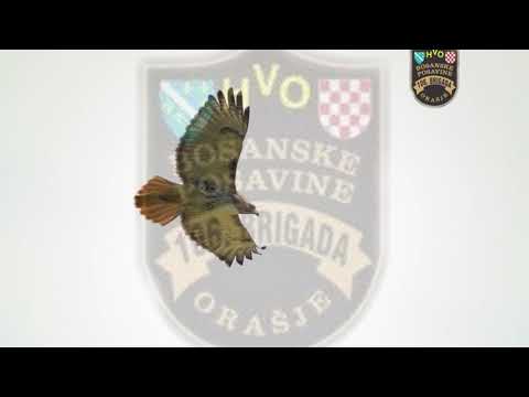 JASTREBOVI - MATIĆI [RATNA PJESMA HVO 106 BRIGADE ORAŠJE]