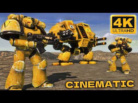 HOLD THE LINE! Imperial Fists vs Eldar – Men of War: Assault Squad 2 40K Cinematic (4K)