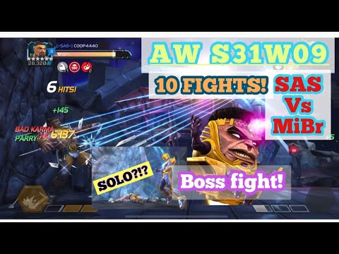 HUGE Alliance War S31W09 | SAS vs MiBr | 10 Fights? First Death?