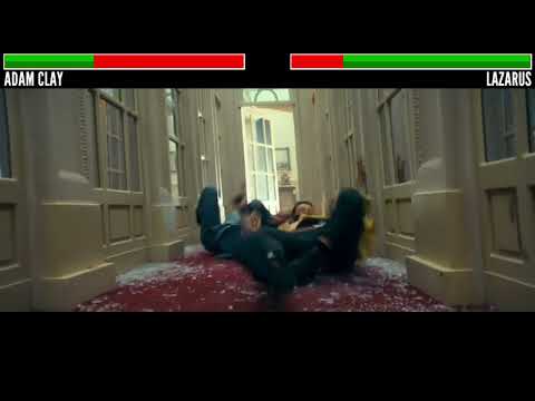 The Beekeeper (2024) - Adam Clay vs. Lazarus | Final Fight | With Healthbars