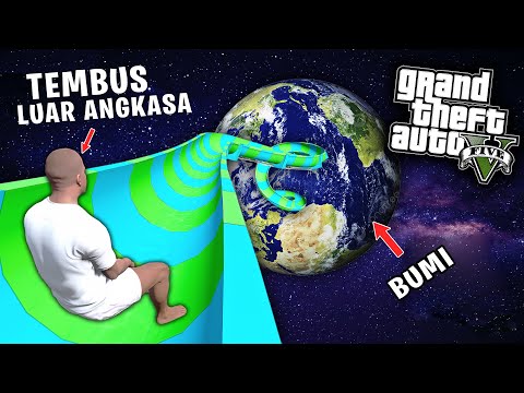 PEROSOTAN AIR TERTINGGI DI DUNIA !!! SAMPAI TEMBUS KE LUAR ANGKASA - GTA 5 MOD