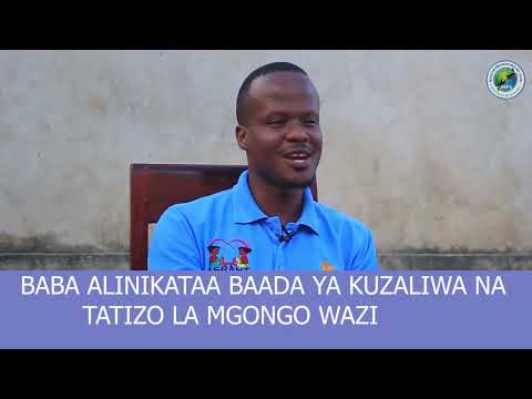 TAZAMA KISA CHA KIJANA ALIYEKATALIWA NA BABA YAKE KISA ULEMAVU WA  MGONGO WAZI