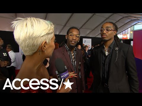 AMAs 2018: Migos' Offset FaceTimes Wife Cardi B & Daughter Kulture 'Every Night' On Tour | Access