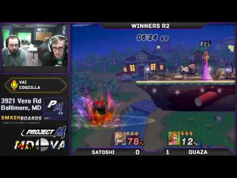 Project M @ Xanadu 12/05/16 Winners Bracket - Zeltoshi (Zelda) vs Quaza (Ike, Fox)
