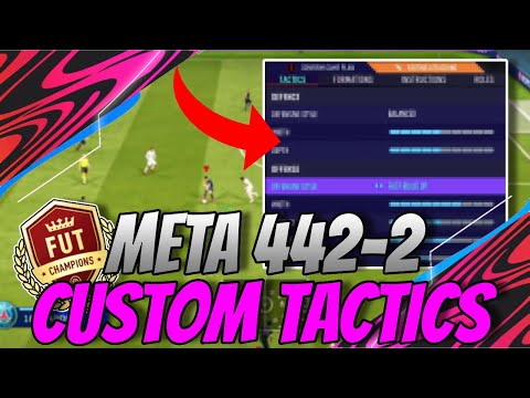 FIFA 21 BEST *META* 442(2) PRO PLAYER CUSTOM TACTICS + PLAYER INSTRUCTIONS - FIFA 21 ULTIMATE TEAM