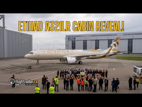 Etihad's First A321LR: full passenger cabin tour