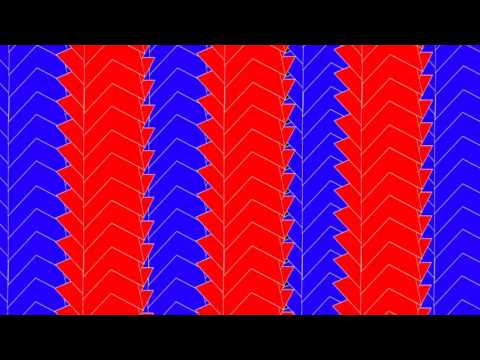 Club Visuals 867 - Red & Blue VJ loop