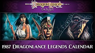 1987 Dragonlance Legends Calendar - Mail | DragonLance Saga