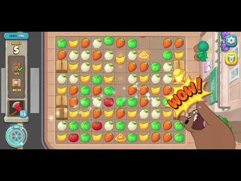 We Bare Bears Match3 Repairs Level 745 - No Boosters
