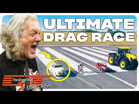 James May In de Langzaamste Drag Race Ooit | The Grand Tour: Eurocrash | Prime Video NL