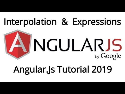 Angular 8 Tutorial 2019 Angular 8 Interpolation Angular 8 Expressions AngularJS Tutorial 02