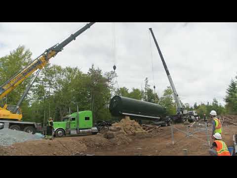 Moser River Project - Silo Install Timelapse