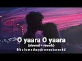 O Yaara O Yaara O Yaara O Yaara Slowed And Reverb Slowed And Reverb Slowed And Reverb Songs